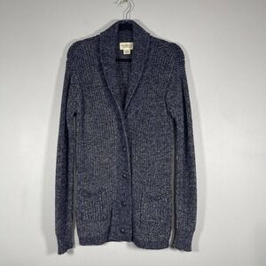 Denim & Supply Ralph Lauren Shawl Collar Cardigan Sweater Womens‎ XS Navy Blue